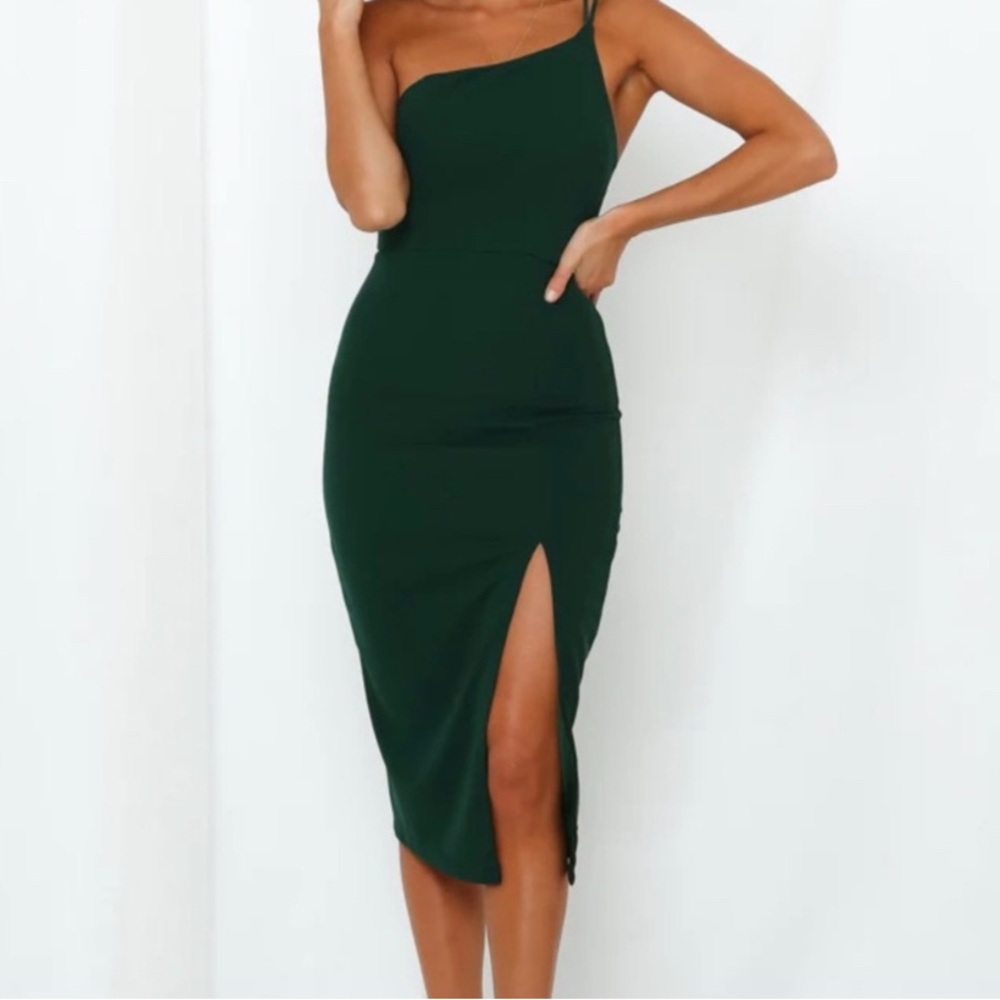 Hello Molly Taking It Back Dress Forest Green Size Size 6/M